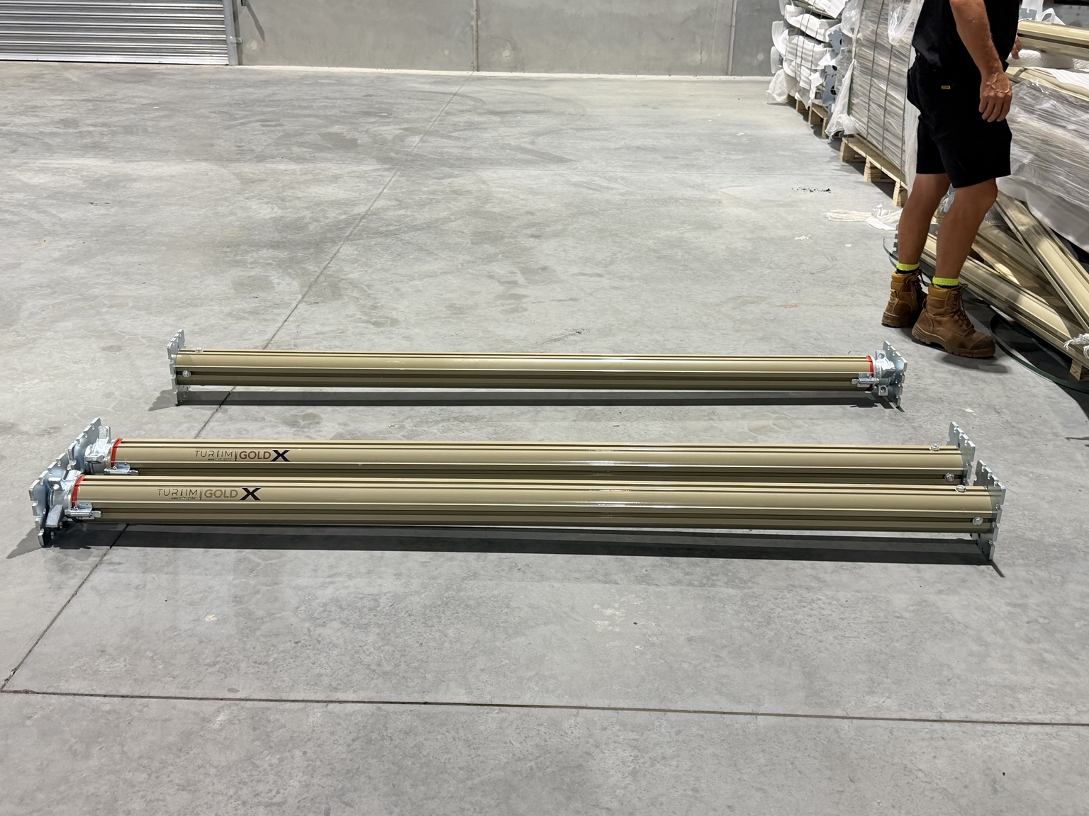 Turiim GOLDX props — full-length product view